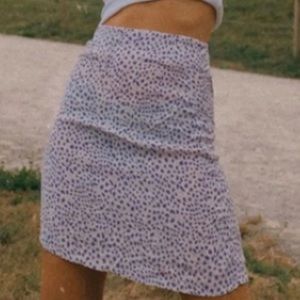 Purple leopard brandy melville skirt RARE
